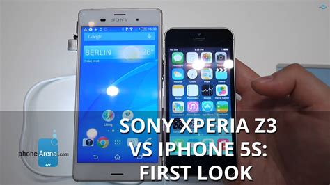 Apple iPhone 5S Gümüş vs Sony Xperia Z3 Plus Karşılaştırma